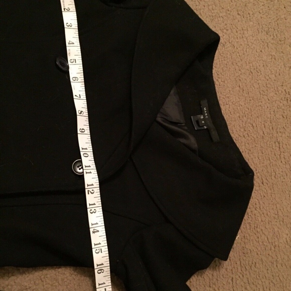 Marc Jacobs black Wool Jacket Collar GUC cashmere - Picture 3 of 8
